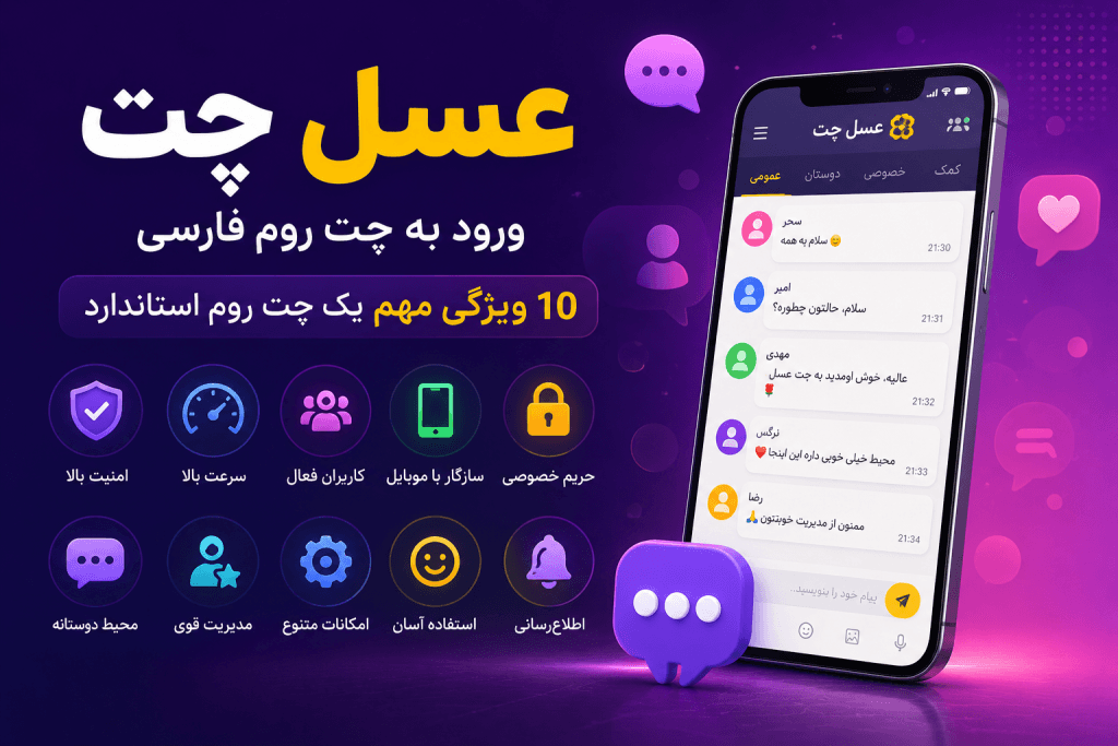 10 ویژگی مهم عسل چت، چت عسل و راهنمای انتخاب یک چت روم فارسی استاندارد